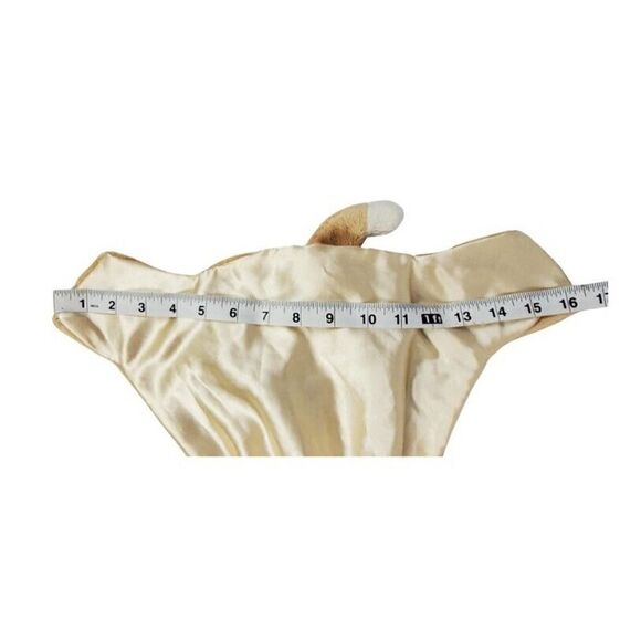 Baby Gund Security Blanket Lovey Huggybuddy Spunky Puppy Dog Beige Satin Infant - Picture 7 of 10